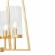Подвесная люстра Lumina Deco LDP 1247-4 F.GD