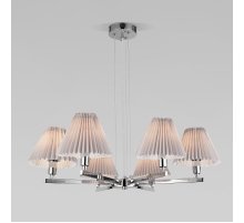 Подвесная люстра Eurosvet Peony 60136/6 хром/серый
