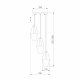 Подвесная люстра Eurosvet Prism 50236/3 янтарный a058960