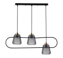 Подвесная люстра Indigo Astratto 11016/3P Black V000158 Подвесная люстра Indigo Astratto 11016/3P Black V000158