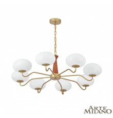 Подвесная люстра Arte Milano Napoli 310166/D900/8 BS/WD