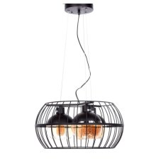 Подвесная люстра Lumina Deco Optis LDP 11765-3 BK