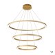 Подвесная люстра Crystal Lux FORTUNA SP158W LED GOLD