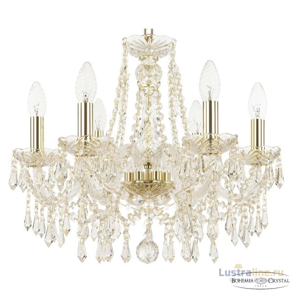 Подвесная люстра Bohemia Ivele Crystal 1403/6/160 G Подвесная люстра Bohemia Ivele Crystal 1403/6/160 G