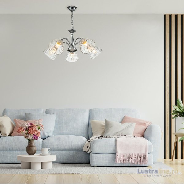 Подвесная люстра Escada Freesia 658/5PL Chrome
