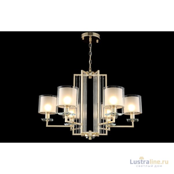 Подвесная люстра Crystal Lux Nicolas NICOLAS SP-PL6 GOLD/WHITE Подвесная люстра Crystal Lux Nicolas NICOLAS SP-PL6 GOLD/WHITE