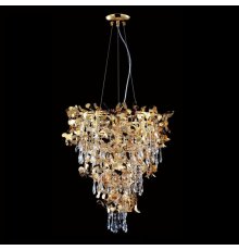 Подвесная люстра Crystal Lux Romeo SP10 Gold D600