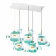 Подвесная люстра Loft IT Bolle 2027-S5 Blue