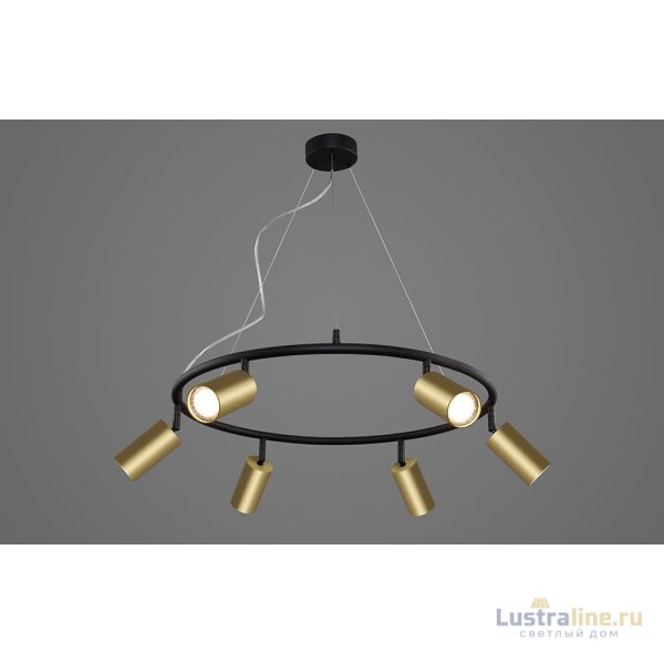Подвесная люстра Crystal Lux CLT 015C6 D600 BL-GO
