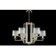 Подвесная люстра Crystal Lux Nicolas NICOLAS SP-PL6 GOLD/WHITE