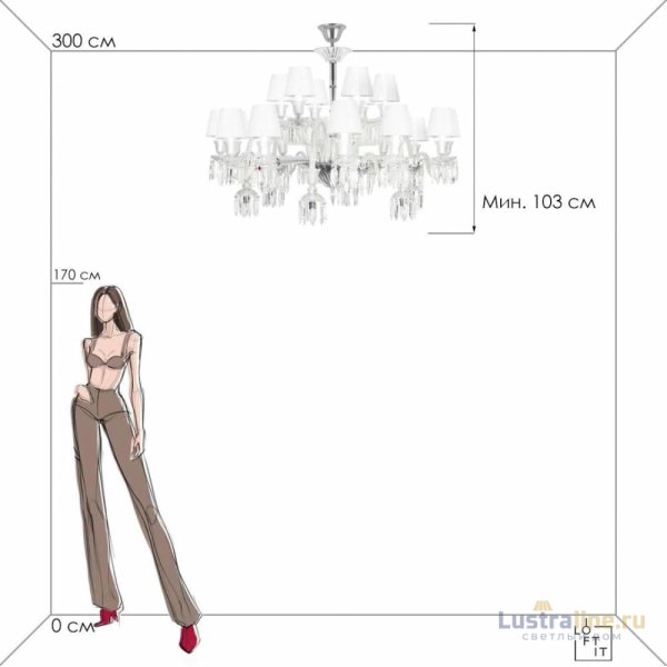 Подвесная люстра Loft IT Flambeau 10209/24