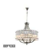 Подвесная люстра iLamp Silverstone P9504-6 Nickel