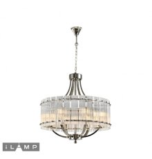 Подвесная люстра iLamp Silverstone P9504-6 Nickel