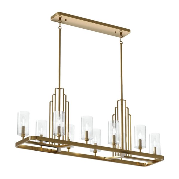 Подвесная люстра Kichler Kimrose QN-KIMROSE10-BNB