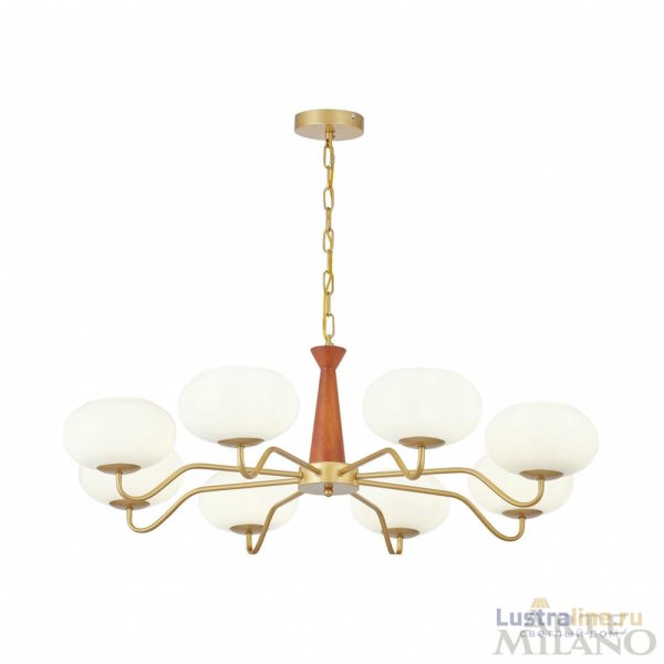 Подвесная люстра Arte Milano Napoli 310166/D900/8 BS/WD Подвесная люстра Arte Milano Napoli 310166/D900/8 BS/WD