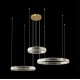 Подвесная люстра Loft IT Crystal ring 10135/3 Gold
