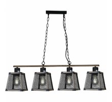 Подвесная люстра Illumico IL1006-4LL-05 BK WOOD