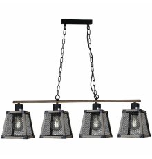 Подвесная люстра Illumico IL1006-4LL-05 BK WOOD