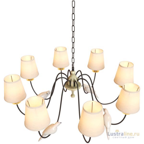 Подвесная люстра LOFT IT Birds Loft1029A-8 Подвесная люстра LOFT IT Birds Loft1029A-8