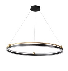 Подвесная люстра Crystal Lux FERNANDO SP88W LED BLACK/GOLD