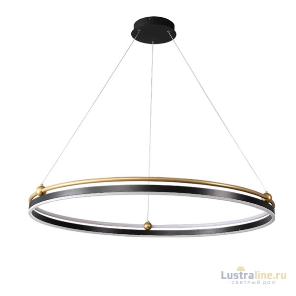 Подвесная люстра Crystal Lux FERNANDO SP88W LED BLACK/GOLD
