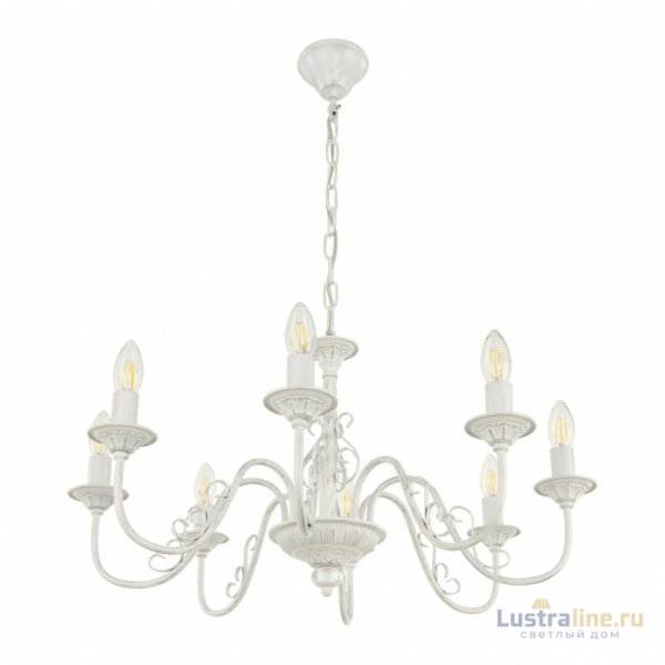Подвесная люстра Arte Milano 342620/8 WT+SL Подвесная люстра Arte Milano 342620/8 WT+SL