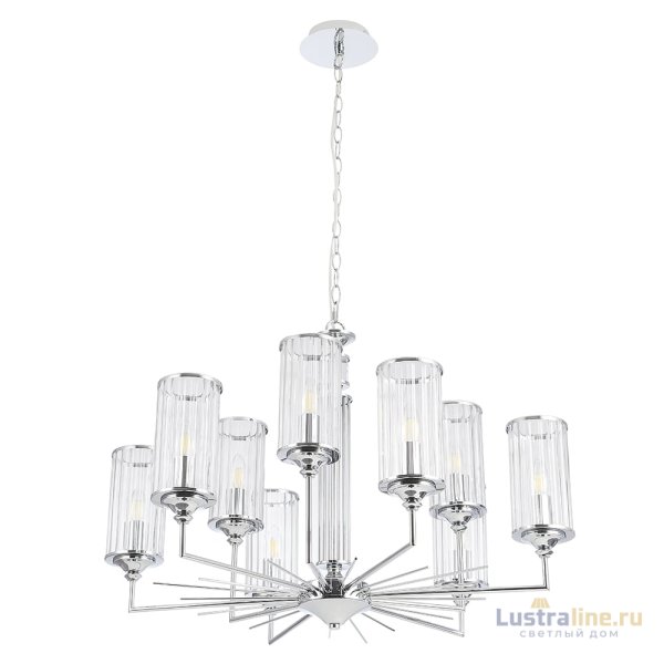 Подвесная люстра Crystal Lux GLORIA SP9 CHROME