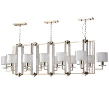 Подвесная люстра Crystal Lux NICOLAS SP12 L1600 GOLD/WHITE
