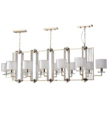 Подвесная люстра Crystal Lux NICOLAS SP12 L1600 GOLD/WHITE