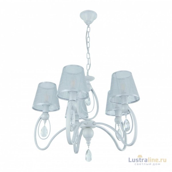 Подвесная люстра Arte Milano 347203/5 WT+SL Подвесная люстра Arte Milano 347203/5 WT+SL
