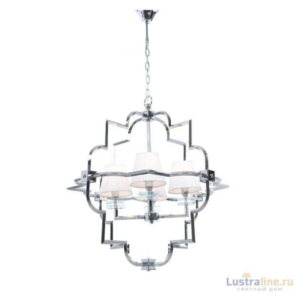 Подвесная люстра Lumina Deco Baltimore LDP 8020-4 CHR+WT