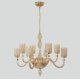 Подвесная люстра Crystal Lux SILVESTRO SP8 AMBER