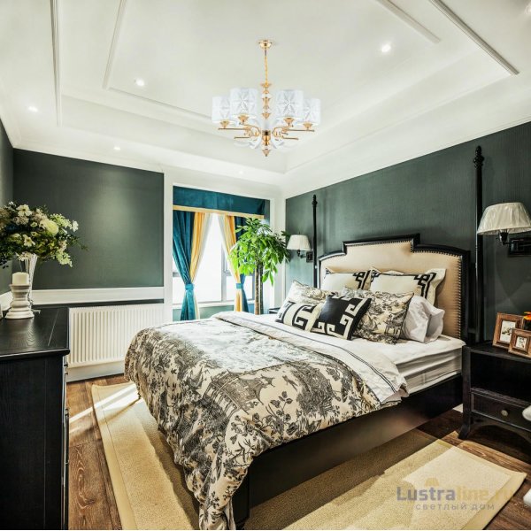 Подвесная люстра Arte Milano Florentia-2097 302097/6 Wh/Gd Подвесная люстра Arte Milano Florentia-2097 302097/6 Wh/Gd