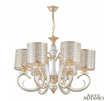 Подвесная люстра Arte Milano Florentia-1237 301237/6 Wh/Gd