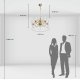 Подвесная люстра MW-Light Эллегия 303012505