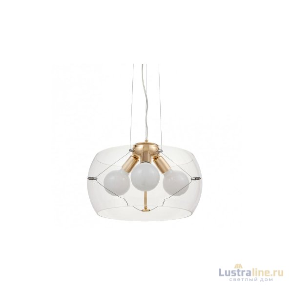 Подвесная люстра Lumina Deco Globo LDP 6018-400 PR+F.GD