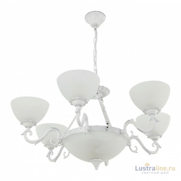 Подвесная люстра Arte Milano 340518/6-3 WT+SL Подвесная люстра Arte Milano 340518/6-3 WT+SL