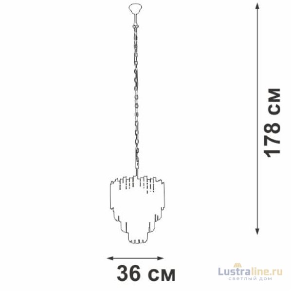 Подвесная люстра Vitaluce V58470-8/5