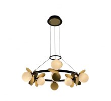 Подвесная люстра iLedex Savage C4641-9 MBK+SGD Подвесная люстра iLedex Savage C4641-9 MBK+SGD