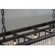 Подвесная люстра Delight Collection 1920s Odeon KR0387P-10C/P black/frost