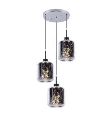Подвесная люстра Lumina Deco Alacosmo LDP 6811-3 RD CHR