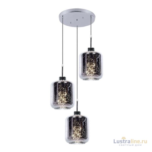 Подвесная люстра Lumina Deco Alacosmo LDP 6811-3 RD CHR