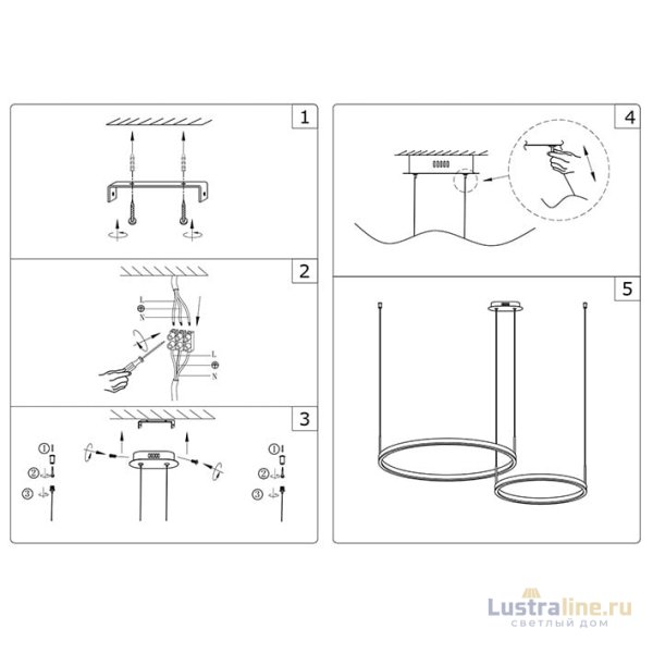 Подвесная люстра Kink Light ТОР 08219,19PA (4000K) Подвесная люстра Kink Light ТОР 08219,19PA (4000K)