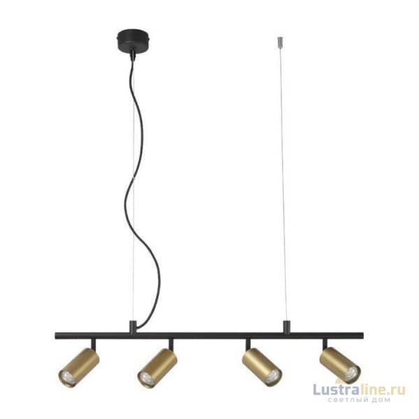 Подвесная люстра Crystal Lux CLT 015C4 L800 BL-GO Подвесная люстра Crystal Lux CLT 015C4 L800 BL-GO