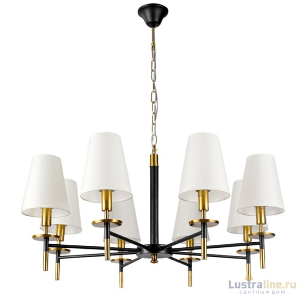Подвесная люстра Arte Lamp Riccardo A4075LM-8BK