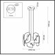 Подвесная люстра Odeon Light Chiara 6638/45L