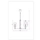 Подвесная люстра Arte Lamp Brocca A4093LM-5AB