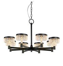 Подвесная люстра Delight Collection MD21020075 MD21020075-8A matt black