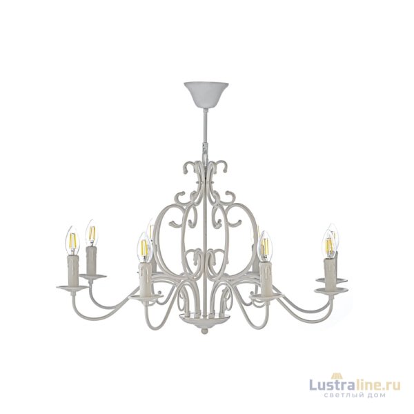 Подвесная люстра Arti Lampadari Amaro E 1.1.8 W Подвесная люстра Arti Lampadari Amaro E 1.1.8 W