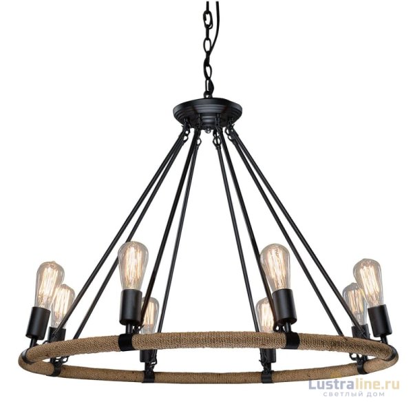 Подвесная люстра LOFT IT Rope filament Loft1861/8